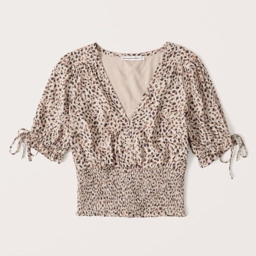 Abercrombie & Fitch Leopard Top